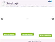 Tablet Screenshot of christyshope.org